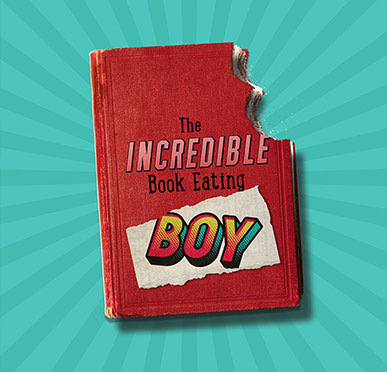 The Incredible Book Eating Boy Logo